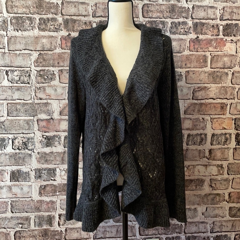 Grey knit sweater